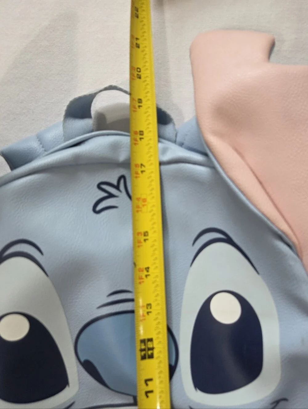 Loungefly Disney Stitch Light Blue Backpack with Pink Ears